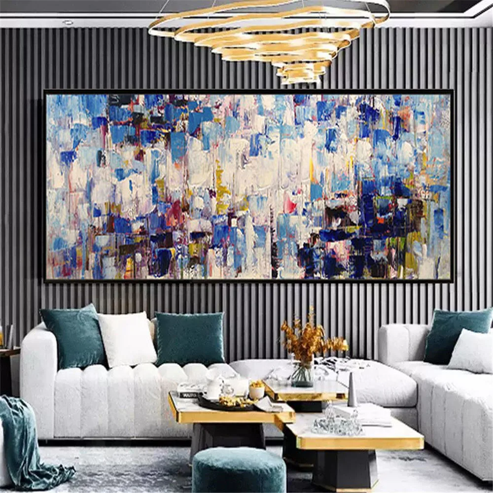 100% Hand-Painted Abstract Paintings Colorful Paint Wall Pictures For Living Room Office Bedroom Modern Canvas Oil Painting
100% Hand-Painted Abstract Paintings Colorful Paint Wall Pictures For Living Room Office Bedroom Modern Canvas Oil Painting