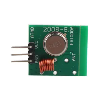 DC5V Transmission Distance 50-100m Connectors Wireless RF Transmitter and Receiver Module Link Kit for Arduino/ARM/MCU Remote Co
DC5V Transmission Distance 50-100m Connectors Wireless RF Transmitter and Receiver Module Link Kit for Arduino/ARM/MCU Remote Co