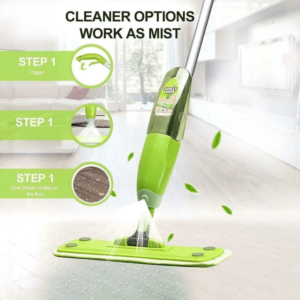 Spray Mop Cleaner Home Floor Bath Kitchen Sweeper Broom Microfiber Flat Mop floor cleaning Mop Pads Household Cleaning
Spray Mop Cleaner Home Floor Bath Kitchen Sweeper Broom Microfiber Flat Mop floor cleaning Mop Pads Household Cleaning