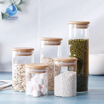 High borosilicate glass sealed cans wholesale bamboo lid tea cans transparent storage storage cans candy cans
High borosilicate glass sealed cans wholesale bamboo lid tea cans transparent storage storage cans candy cans