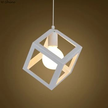 Creative American Square Pendant Lamp Living Room Bedroom Chandelier Loft Iron Cube Geometric Decorative Light for Friends Gift
Creative American Square Pendant Lamp Living Room Bedroom Chandelier Loft Iron Cube Geometric Decorative Light for Friends Gift