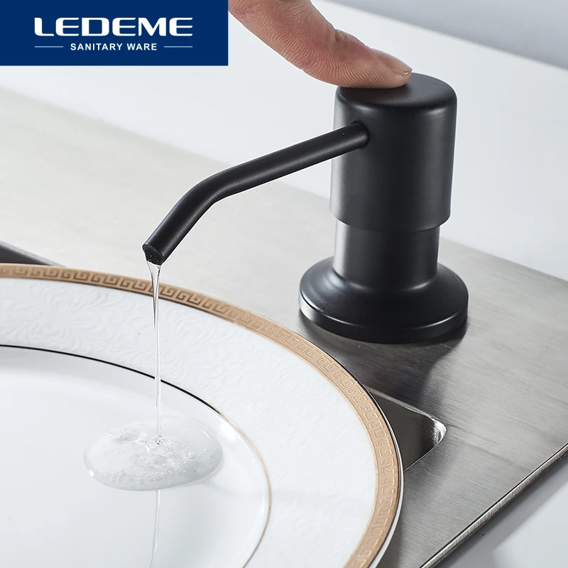 LEDEME Kitchen Sink Soap Dispenser Plastic Built in Lotion Pump Plastic Bottle for Kitchen Liquid Soap L405F L405H L405K
LEDEME Kitchen Sink Soap Dispenser Plastic Built in Lotion Pump Plastic Bottle for Kitchen Liquid Soap L405F L405H L405K