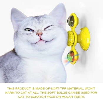 Windmill Toys For Cats Puzzle Swirling Turntable With Brush Cat Play Game Toy Windmill Kitten Interactive Toys Supplies Pet
Windmill Toys For Cats Puzzle Swirling Turntable With Brush Cat Play Game Toy Windmill Kitten Interactive Toys Supplies Pet