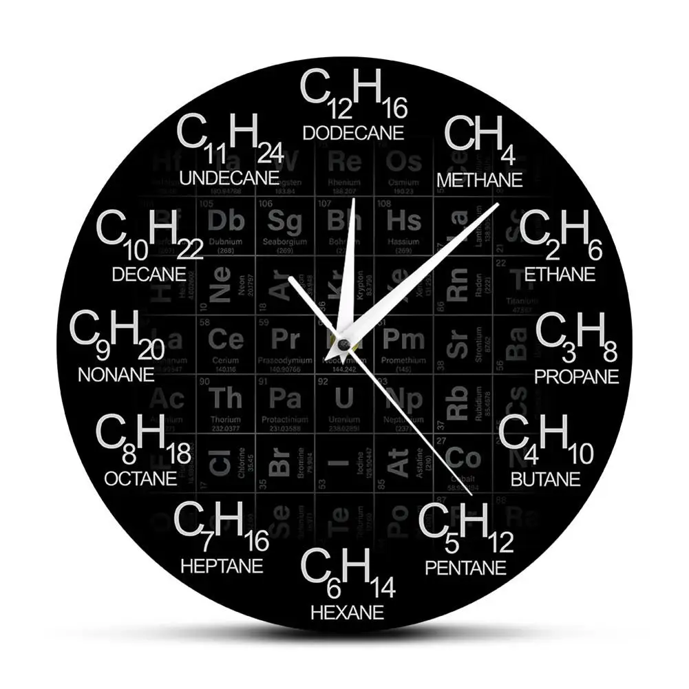 Modern Design Chemical Elements Periodic Acrylic Wall Clock Science Chemistry Symbol Clock Chemistry Teacher Gift Wall Art Decor
Modern Design Chemical Elements Periodic Acrylic Wall Clock Science Chemistry Symbol Clock Chemistry Teacher Gift Wall Art Decor