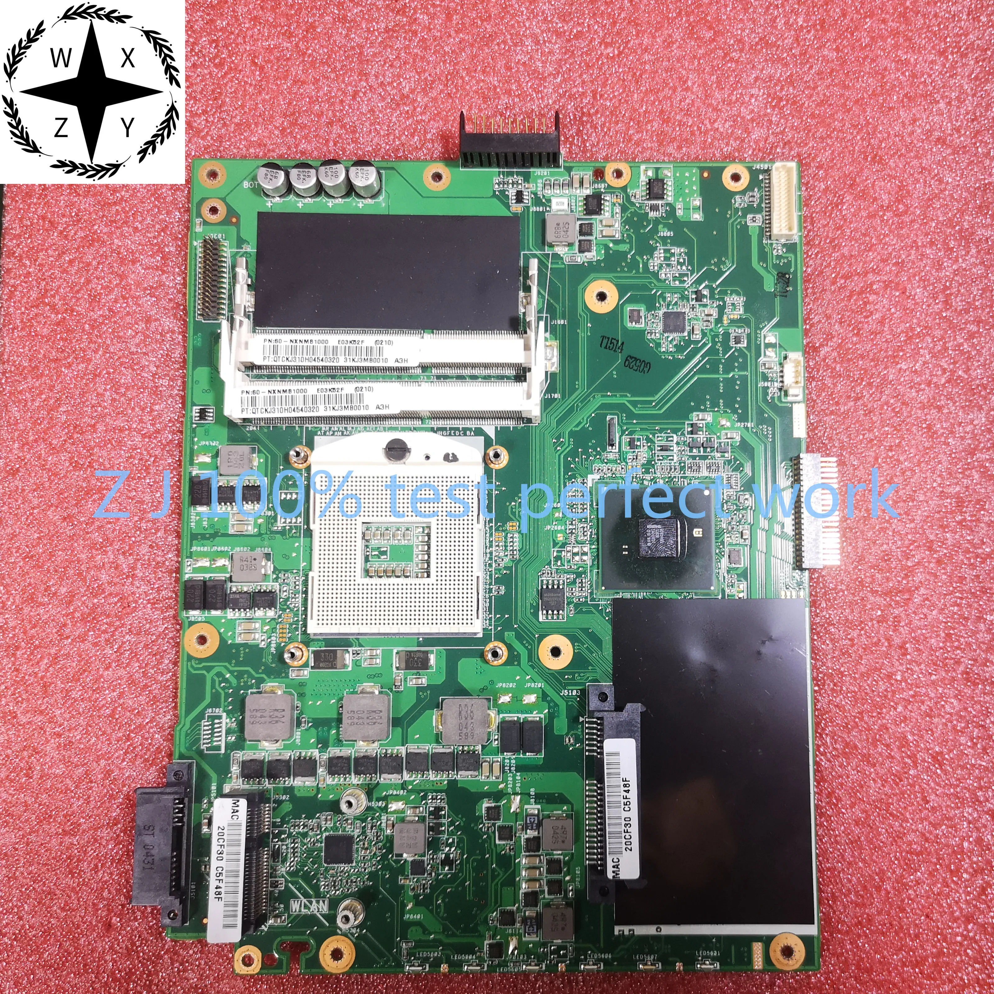 Материнская плата для ноутбука ASUS K52F REV: 2 PN 60-NXNMB100 HM55 DDR3 100% тестирование Быстрая