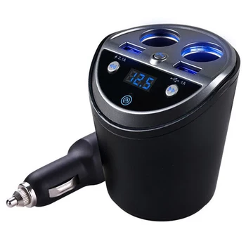 Bluetooth Wireless Car Fm Transmitter Mp3 Player Cup Holder Handsfree Car Kit Fm Radio Dual Usb Car Cigarette Lighter Port
Bluetooth Wireless Car Fm Transmitter Mp3 Player Cup Holder Handsfree Car Kit Fm Radio Dual Usb Car Cigarette Lighter Port