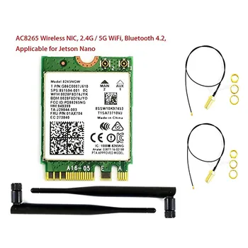 Wireless-AC8265 Dual Mode Intel 8265AC Chip Wireless NIC Module for Jetson Nano Developer Kit Support 2.4GHz/5GHz 300Mbps/867Mbp
Wireless-AC8265 Dual Mode Intel 8265AC Chip Wireless NIC Module for Jetson Nano Developer Kit Support 2.4GHz/5GHz 300Mbps/867Mbp