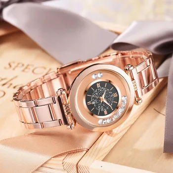 REBIRTH Women Watch Fashion Rhinestone Wrist Watches Stainless Steel Bracelet Watch Women Diamond Ladies Watch Rose Gold Clock
REBIRTH Women Watch Fashion Rhinestone Wrist Watches Stainless Steel Bracelet Watch Women Diamond Ladies Watch Rose Gold Clock