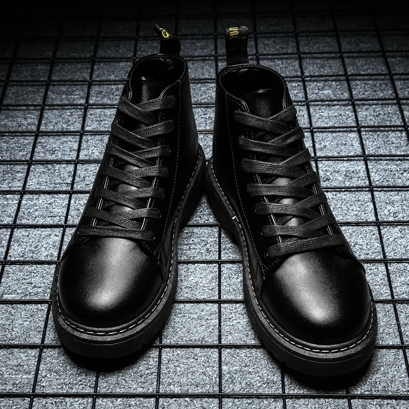 Winter New Style Thick Bottomed Dad Shoes Martin Boots British Style Fashion Extra High Mid-top Retro Versatile Workwear MEN'S S
Winter New Style Thick Bottomed Dad Shoes Martin Boots British Style Fashion Extra High Mid-top Retro Versatile Workwear MEN'S S