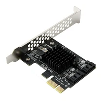 Universal PCIe PCI Express to 6Gbps SATA 3.0 2-Port SATA III Expansion Card Board Adapter Small Bracket PCIE Expansion Card
Universal PCIe PCI Express to 6Gbps SATA 3.0 2-Port SATA III Expansion Card Board Adapter Small Bracket PCIE Expansion Card