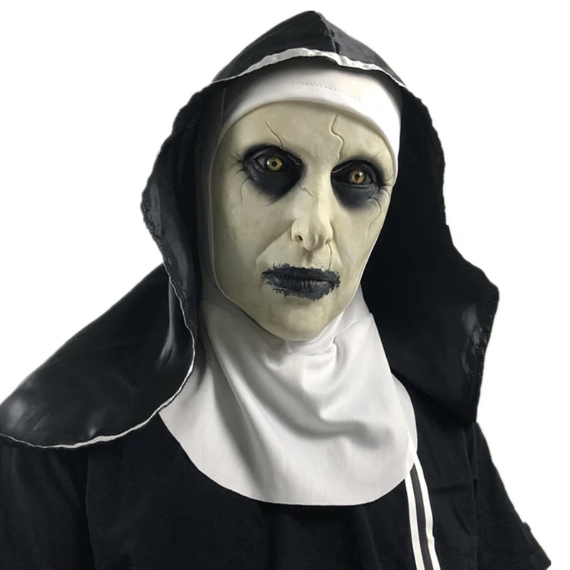 1 PCS Halloween Mask Stunning Mask Nun Latex Mask Terror Scary Female Grimace Neat Party Supplies
1 PCS Halloween Mask Stunning Mask Nun Latex Mask Terror Scary Female Grimace Neat Party Supplies