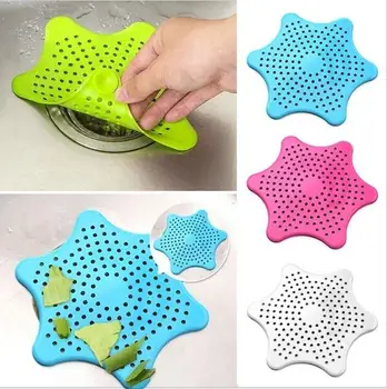Creative Star Sewer Outfall Strainer Bathroom Sink Anti-blocking Floor Drain With 5 Sucker Kitchen Gadget Bathroom Accessory
Creative Star Sewer Outfall Strainer Bathroom Sink Anti-blocking Floor Drain With 5 Sucker Kitchen Gadget Bathroom Accessory