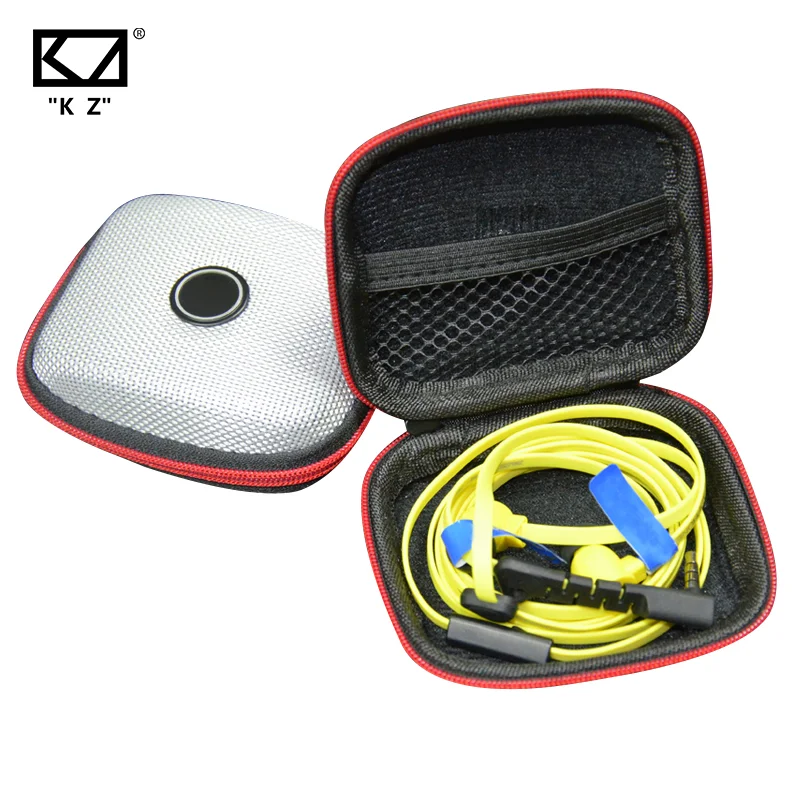 KZ Earphone Box Bluetooth Headset case Square Portable Compression Headset case EVA Zipper case with logo for ES4 ZSR ED12 ZST
KZ Earphone Box Bluetooth Headset case Square Portable Compression Headset case EVA Zipper case with logo for ES4 ZSR ED12 ZST