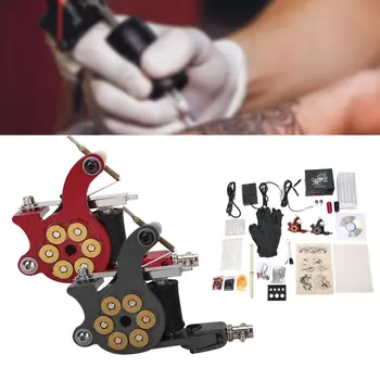 100-240V Professional Tattoo Kits Tattoo Machine Tattoo Practice Skin Tattoo Clip Cord for Beginners Tattoo Artists Massage
100-240V Professional Tattoo Kits Tattoo Machine Tattoo Practice Skin Tattoo Clip Cord for Beginners Tattoo Artists Massage