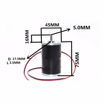 DC 12V 24V High Speed Motor 4000rpm 8000rpm Electric Motors 12 Volt 24 V Mini 4575 Reverse Metal Motor Torque DIY Driill DC12V
DC 12V 24V High Speed Motor 4000rpm 8000rpm Electric Motors 12 Volt 24 V Mini 4575 Reverse Metal Motor Torque DIY Driill DC12V