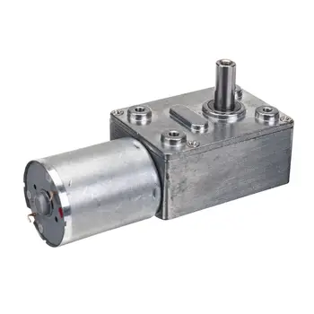 DC 12V 25-375RPM Worm Gear Motor Reducer High Torque Electric Motor Metal Gear Reverse Self Lock For Automation Equipment
DC 12V 25-375RPM Worm Gear Motor Reducer High Torque Electric Motor Metal Gear Reverse Self Lock For Automation Equipment