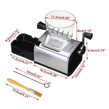Automatic Cigarette Maker Roller Electric Tobacco Rolling Machine with Grinder Smoke Cigarette Filling Machine Tools Smoking DIY
Automatic Cigarette Maker Roller Electric Tobacco Rolling Machine with Grinder Smoke Cigarette Filling Machine Tools Smoking DIY