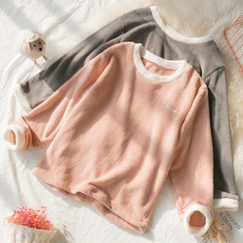 Women Cute Cartoon Coral Pajamas Set Long Sleeve Shirt &Pant Sleep Set Winter Flannel Sleepwear Girl 2PCS Pijamas Suit Nightgown 
Women Cute Cartoon Coral Pajamas Set Long Sleeve Shirt &Pant Sleep Set Winter Flannel Sleepwear Girl 2PCS Pijamas Suit Nightgown