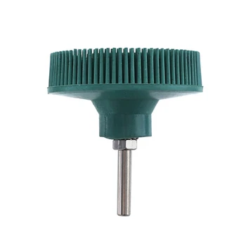 3Inch Green Polishing Wheels Grit 50 Radial Bristle Disc Emery Rubber Abrasive Brush 1/4Inch 6.35mm Electric Drill Disc Brush Ac 
3Inch Green Polishing Wheels Grit 50 Radial Bristle Disc Emery Rubber Abrasive Brush 1/4Inch 6.35mm Electric Drill Disc Brush Ac