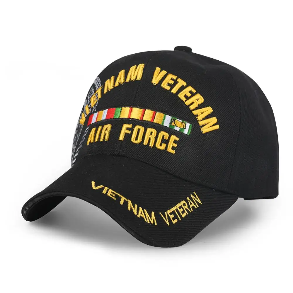 Black Vietnam Air Force Baseball Cap Embroidered Snapback Caps Men&Women Winter Hat Costume Cosplay Cotton Solid Adjustable Hats
Black Vietnam Air Force Baseball Cap Embroidered Snapback Caps Men&Women Winter Hat Costume Cosplay Cotton Solid Adjustable Hats