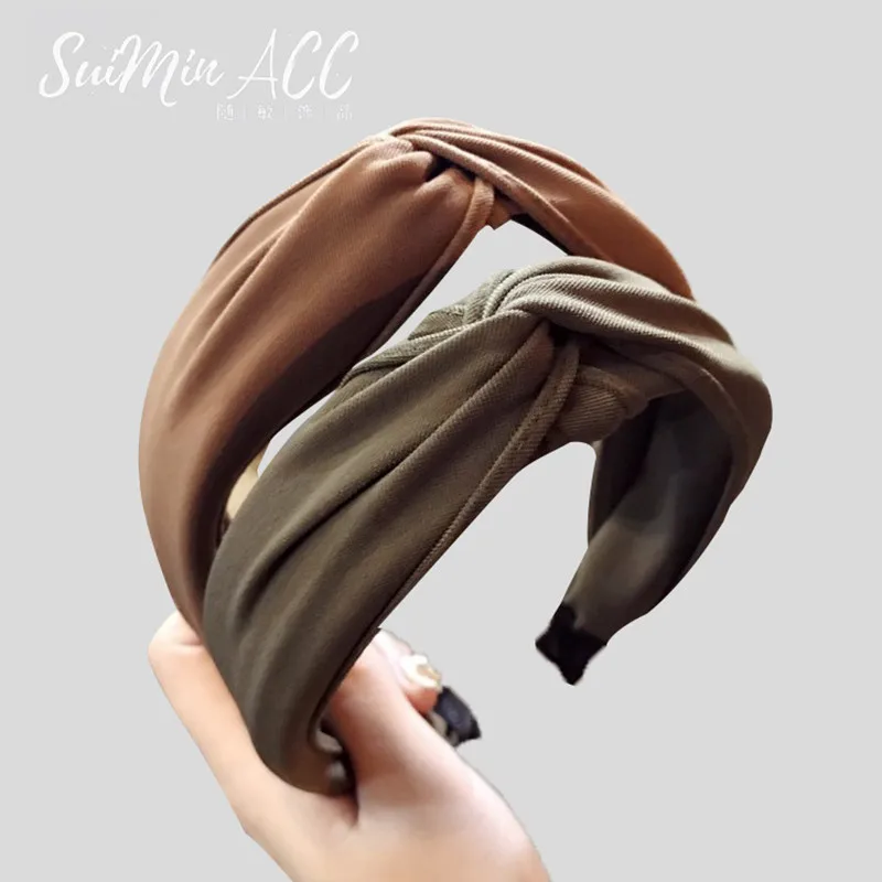 

Korea New Simple Fashion Girls Hair Accessories Autumn And Winter Nonslip Headband For Women Cute Girls Hair Hoop Hair Oranments