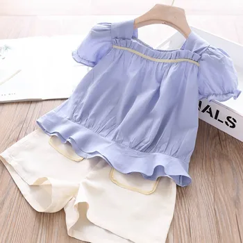 2020 Summer Girls Solid Color Sets T Shirt and Shorts Children's Clothing Wholesale
2020 Summer Girls Solid Color Sets T Shirt and Shorts Children's Clothing Wholesale