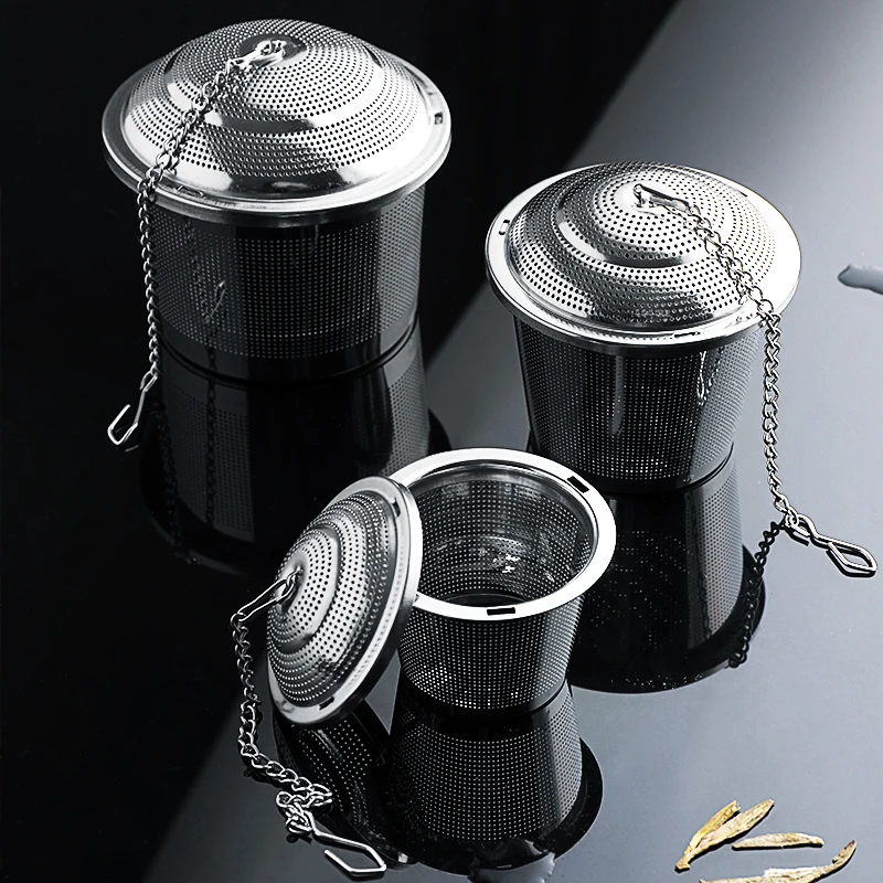 Tea Ball Infuser Reusable Stainless Strainer Filter Steel with Extended Chain Hook to Brew Loose Leaf Tea Spices Seasonings
Tea Ball Infuser Reusable Stainless Strainer Filter Steel with Extended Chain Hook to Brew Loose Leaf Tea Spices Seasonings