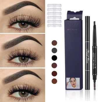 Eyebrow Tattoo Liner Pencil+6PCS Stencil Template Set Longlasting Waterproof Drawing Tint Eye Makeup Enhancer Pen
Eyebrow Tattoo Liner Pencil+6PCS Stencil Template Set Longlasting Waterproof Drawing Tint Eye Makeup Enhancer Pen