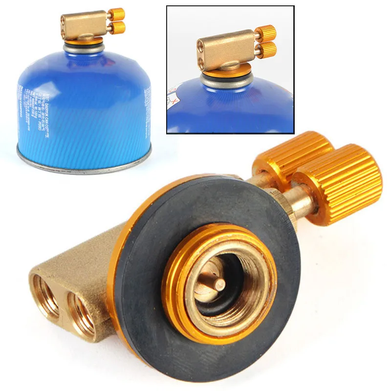 Fuel Gas Tank Valve Dual Outlets Stove Burner Adapter Converter Connect Tool For Change Long Gas Tank Into Flat Gas Tank
Fuel Gas Tank Valve Dual Outlets Stove Burner Adapter Converter Connect Tool For Change Long Gas Tank Into Flat Gas Tank