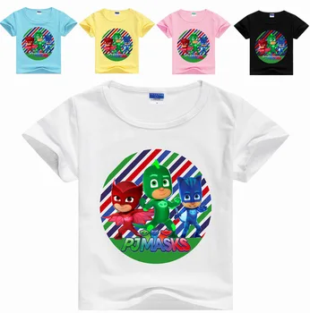 PJ Masks Boys Short Sleeves T-shirt Summer Cotton Cartoon Print Pajama Sets Fashion Children's Clothing
PJ Masks Boys Short Sleeves T-shirt Summer Cotton Cartoon Print Pajama Sets Fashion Children's Clothing