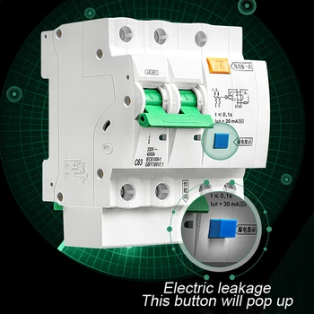 CCC Leakage protector with air switch circuit breaker overload Short circuit protection Flame retardant Household 2p 230V
CCC Leakage protector with air switch circuit breaker overload Short circuit protection Flame retardant Household 2p 230V