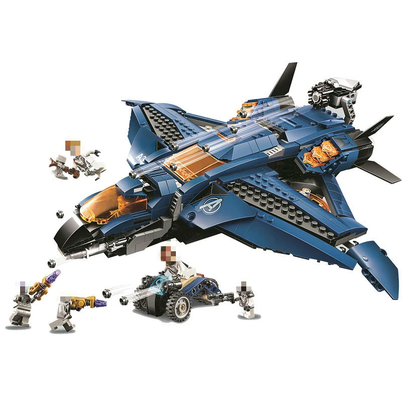 07122 Endgame Ultimate Quinjet Building Blocks Set with Figures Compatible Supeheroes Model Building DIY Brick Toys for Children
07122 Endgame Ultimate Quinjet Building Blocks Set with Figures Compatible Supeheroes Model Building DIY Brick Toys for Children