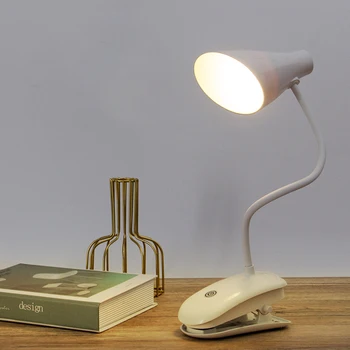 8W Clip LED Desk Lamp Cap Lampshade 2200mAh USB Charging Touch Switch 3 Light Colors Stepless Dimmable Study Light Table Lamps
8W Clip LED Desk Lamp Cap Lampshade 2200mAh USB Charging Touch Switch 3 Light Colors Stepless Dimmable Study Light Table Lamps