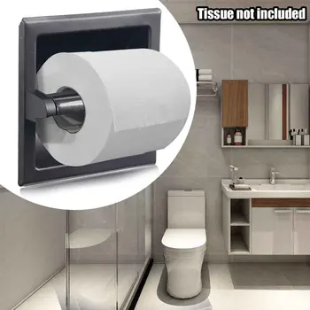 Easy Install Toilet Paper Holder Bathroom Accessory Office Hotel Home Rear Mounting Wall Recessed Stainless Steel Roll Tissue 
Easy Install Toilet Paper Holder Bathroom Accessory Office Hotel Home Rear Mounting Wall Recessed Stainless Steel Roll Tissue