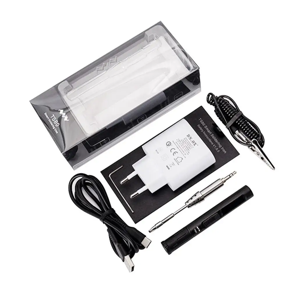 Portable Electric Soldering Iron Set Mini Adjustable Temperature Digital USB Type-C Interface Tool for Mobile Welding
Portable Electric Soldering Iron Set Mini Adjustable Temperature Digital USB Type-C Interface Tool for Mobile Welding
