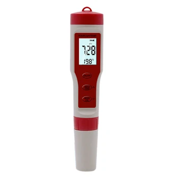 Water PH Tester 4 in 1 Function PH TDS EC Temp Digital Water Quality Tester Monitor Meter Test Pen
Water PH Tester 4 in 1 Function PH TDS EC Temp Digital Water Quality Tester Monitor Meter Test Pen