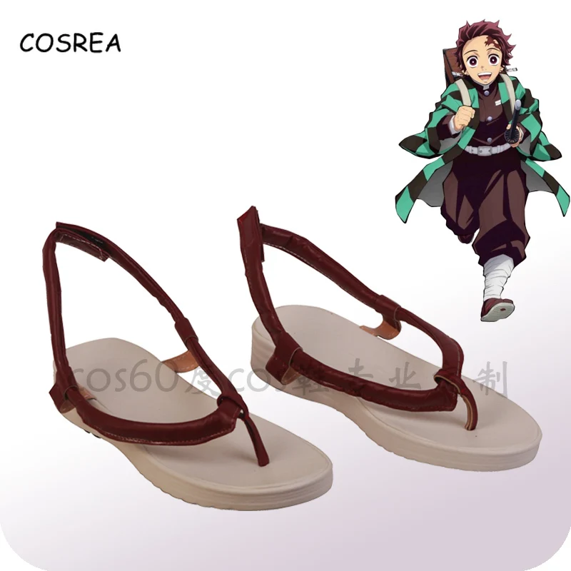 Аниме Demon Slayer: Kimetsu no Yaiba обувь для косплея Kamado Tanjirou гибискус женщин и мужчин на
