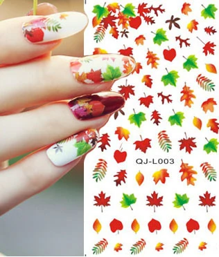 3 sheet 12 type Maple leaf Butterfly Nail Water Stickers Designs 3D Nail Art Stickers Decals Makeup Water Tattoos Manicure Tool
3 sheet 12 type Maple leaf Butterfly Nail Water Stickers Designs 3D Nail Art Stickers Decals Makeup Water Tattoos Manicure Tool