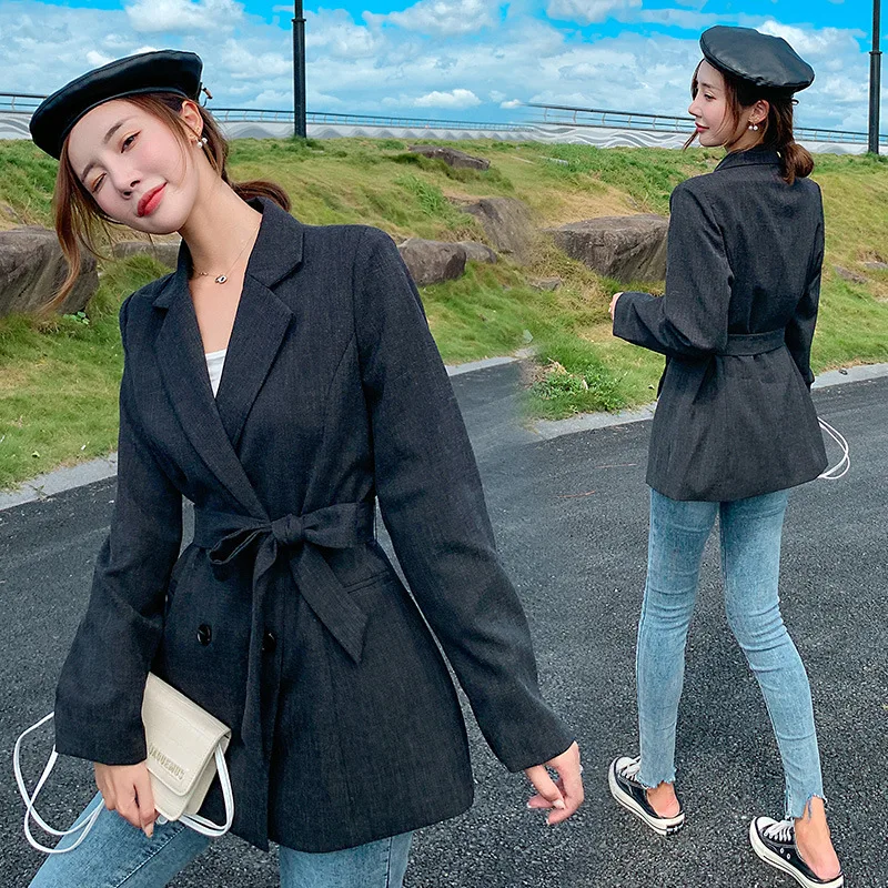 2019 Autumn New Style Korean-style Simple Fashion Career Ol Elegant Casual Suit Coat Lace-up Slimming WOMEN'S Dress
2019 Autumn New Style Korean-style Simple Fashion Career Ol Elegant Casual Suit Coat Lace-up Slimming WOMEN'S Dress
