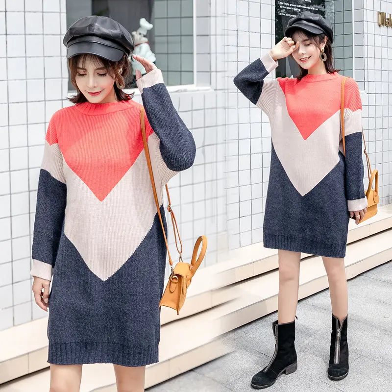 Maternity Clothes Sweater Pullover Loose And Plus-sized Pregnant Women Dress Korean-style 2018 Autumn Clothing Pregnancy Hot Mom
Maternity Clothes Sweater Pullover Loose And Plus-sized Pregnant Women Dress Korean-style 2018 Autumn Clothing Pregnancy Hot Mom