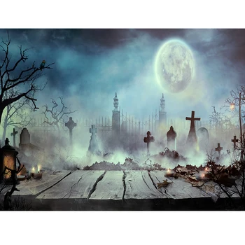 photography Halloween backdrop cemetery fall night round moon wood floor terror backdrop background party photophone
photography Halloween backdrop cemetery fall night round moon wood floor terror backdrop background party photophone