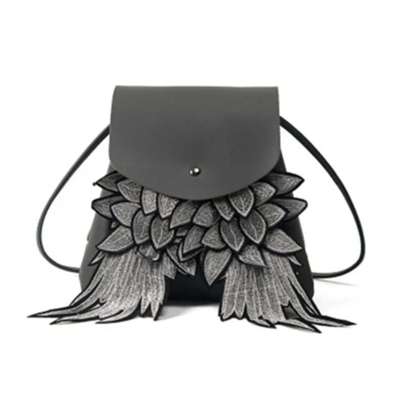 New Stlye PU Women Backpack Personality Angel Wings Backpack College Single shoulder Multi-purpose Tide Man Bag
New Stlye PU Women Backpack Personality Angel Wings Backpack College Single shoulder Multi-purpose Tide Man Bag