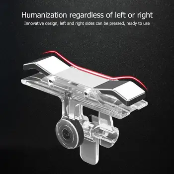 2pcs Mobile Game Controller L1R1 Trigger Fire Shooter Aim Button for PUBG
2pcs Mobile Game Controller L1R1 Trigger Fire Shooter Aim Button for PUBG
