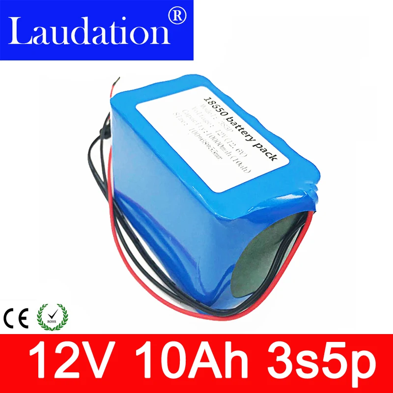 3s5p 12V10ah Battery 100% New High Capacity Protection 11.1V12V Lithium Rechargeable Battery 12V 10000mAh Capacity Hot Laudation
3s5p 12V10ah Battery 100% New High Capacity Protection 11.1V12V Lithium Rechargeable Battery 12V 10000mAh Capacity Hot Laudation
