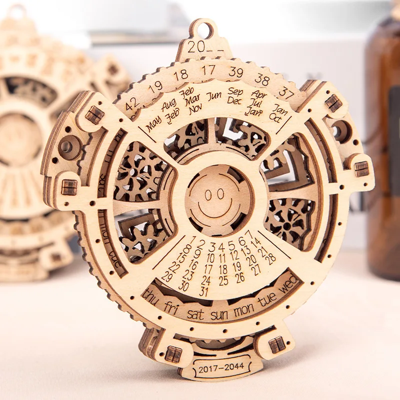 Vokmascot Creative DIY Perpetual Calendar Pendant Wooden 3D Model Building Kits Assembly Puzzles Toys Gift for Children Adult
Vokmascot Creative DIY Perpetual Calendar Pendant Wooden 3D Model Building Kits Assembly Puzzles Toys Gift for Children Adult