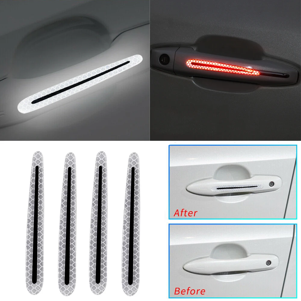 Car Door Handle Sticker Safety Distance Warning Night Reflective Strip Sticker Car Exterior Accessorie Universal
Car Door Handle Sticker Safety Distance Warning Night Reflective Strip Sticker Car Exterior Accessorie Universal