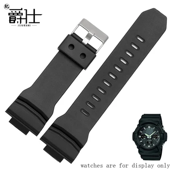 Waterproof Silicone strap black wristband Convex interface Replacement belt for GAW-100B GA-150 200 201 300 GAS-100
Waterproof Silicone strap black wristband Convex interface Replacement belt for GAW-100B GA-150 200 201 300 GAS-100
