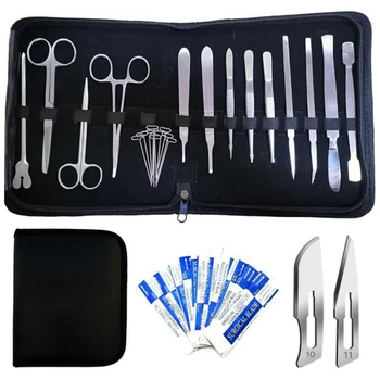 34 Pieces of Stainless Steel Suture Scissors Suture Needle Laboratory Equipment Tools Probe Scissors Tweezers
34 Pieces of Stainless Steel Suture Scissors Suture Needle Laboratory Equipment Tools Probe Scissors Tweezers