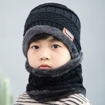 Fleece Warm Kids Boys Girls Knitted Winter Hats Scarfs 2Pcs Sets Solid Children Thicken Caps Scarfs Autumn Winter Gorra infantil
Fleece Warm Kids Boys Girls Knitted Winter Hats Scarfs 2Pcs Sets Solid Children Thicken Caps Scarfs Autumn Winter Gorra infantil