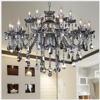 Newly Modern Smokey K9 Crystal Chandelier Lustre Crystal Chandeliers Light Lustres De Cristal Chandelier LED Villa Smoked Lamp 
Newly Modern Smokey K9 Crystal Chandelier Lustre Crystal Chandeliers Light Lustres De Cristal Chandelier LED Villa Smoked Lamp